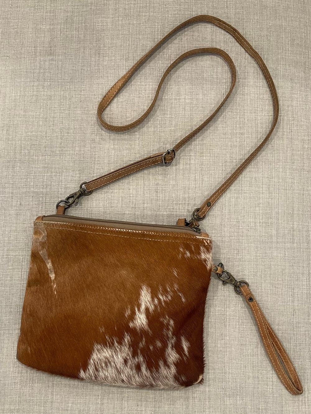Myra bag cowhide/ leather crossbody bag bohemian western coastal cowgirl